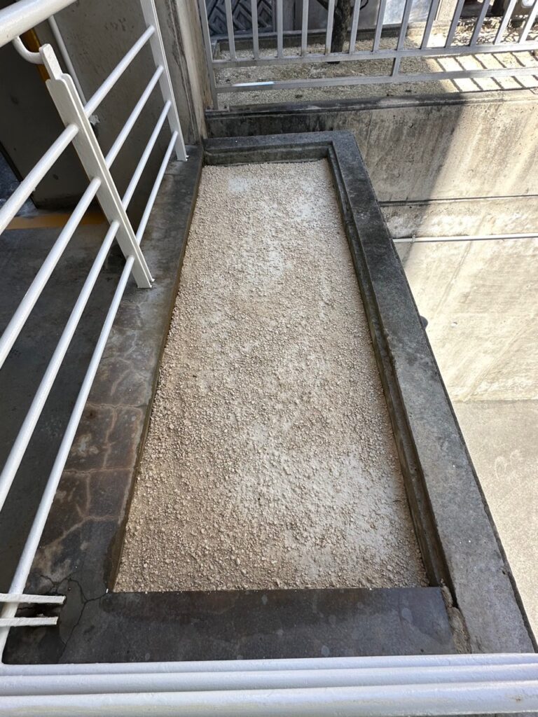 雑草がなくなりました