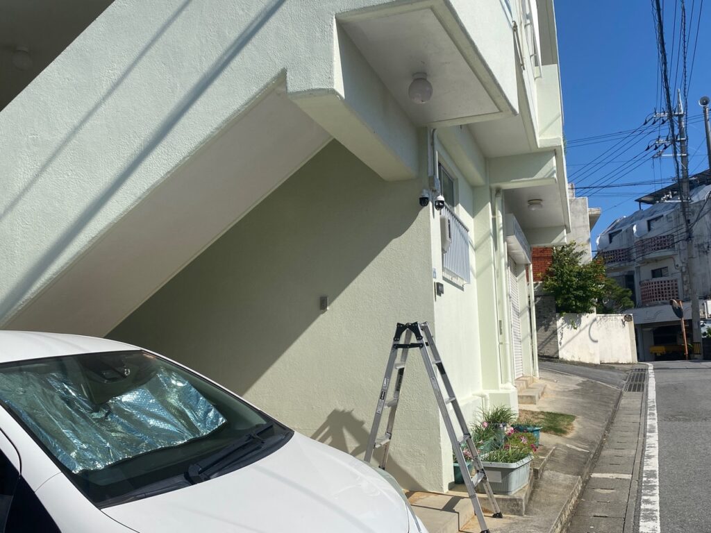自宅前防犯カメラ設置