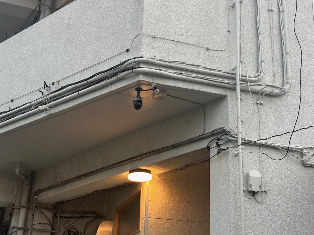 防犯カメラ設置　外カメラ　防犯対策