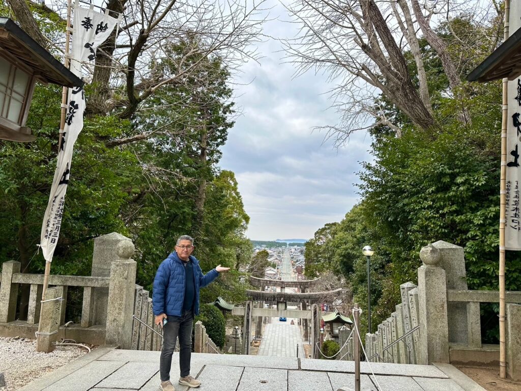 福岡　宮地嶽神社　光の道