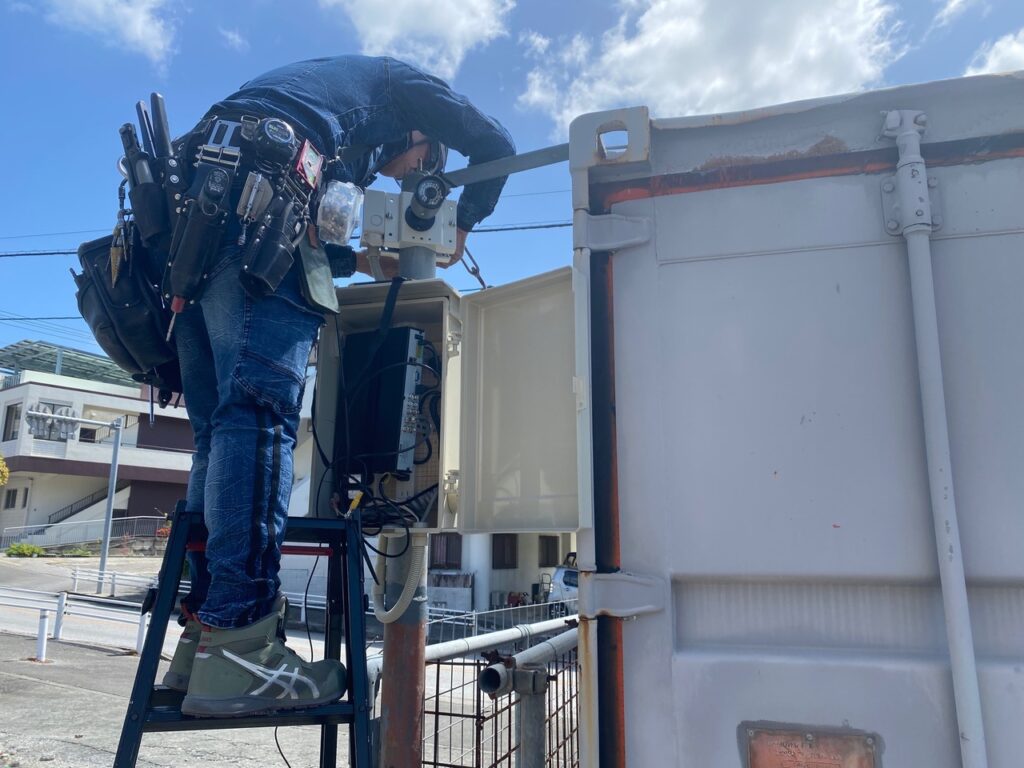 防犯カメラ　ヤード　防犯対策