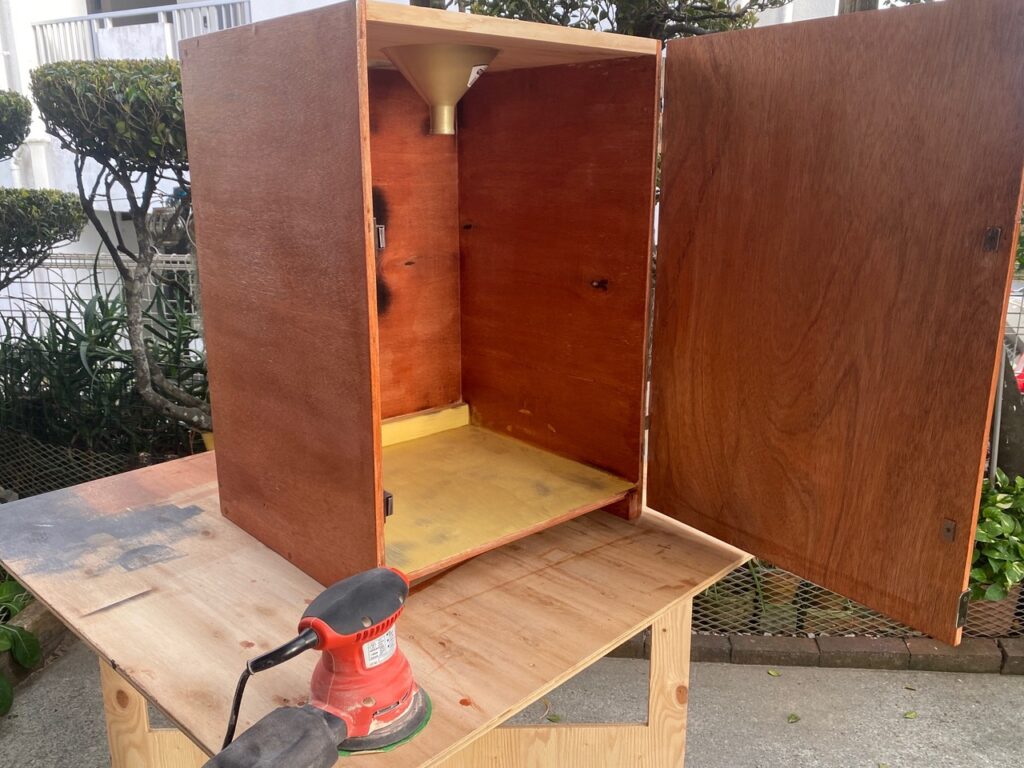 仕上げ磨き ペーパー掛け