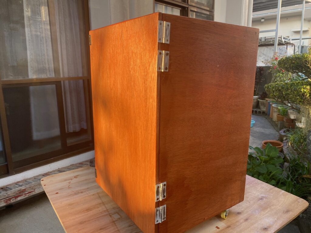 手作り ゴミ箱 完成