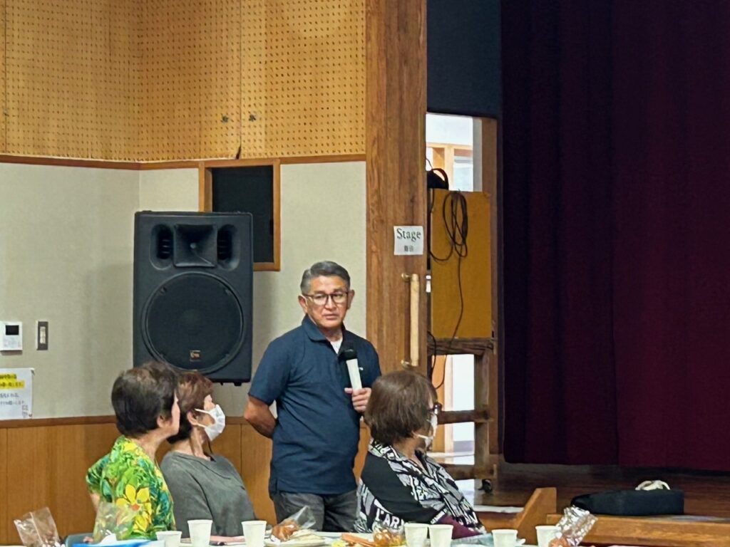 防犯対策　自治会での講和　見せる防犯