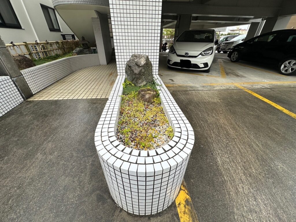 雑草対策 施工前 頑固な雑草