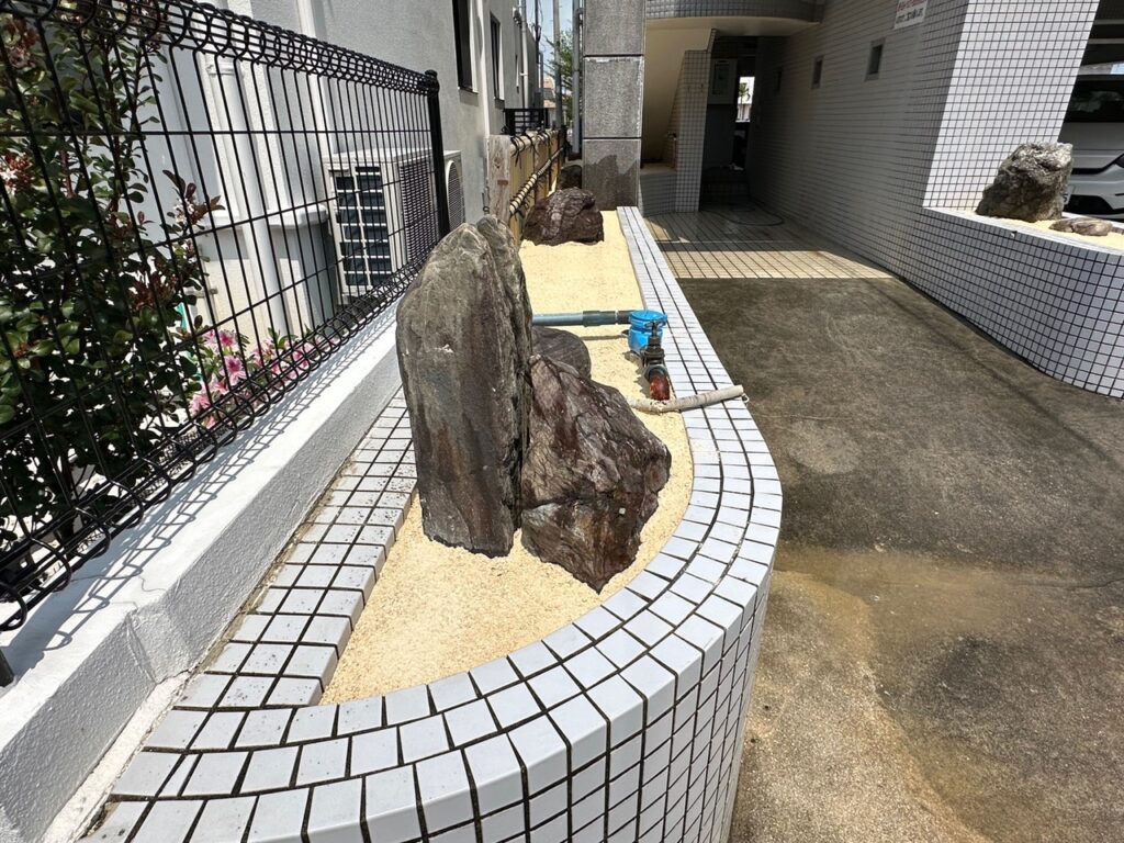 施工後 草なしくん 雑草対策