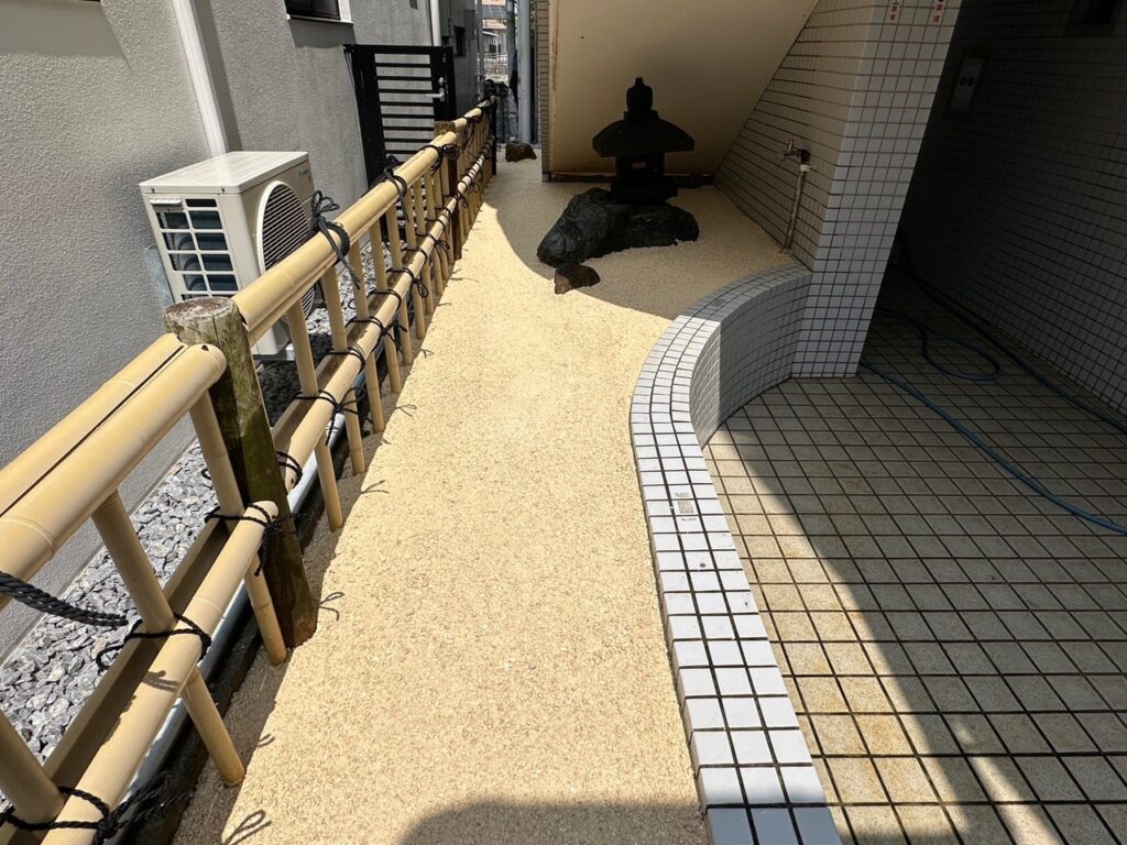 雑草対策 管理物件 花壇