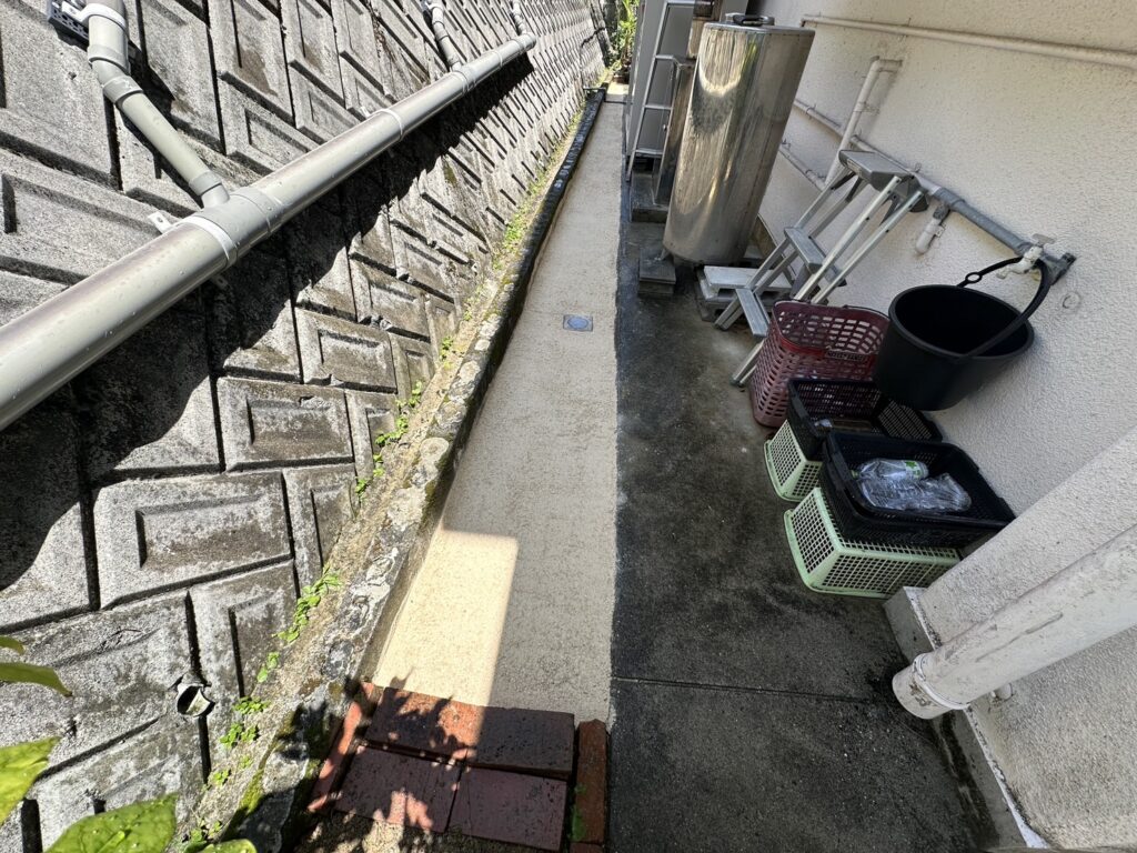 草なしくん　施工後　雑草対策