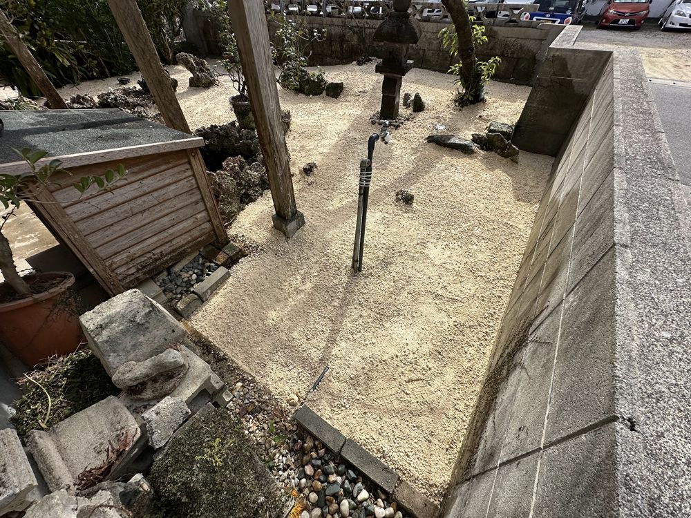 施工後：草なしくん施工完了